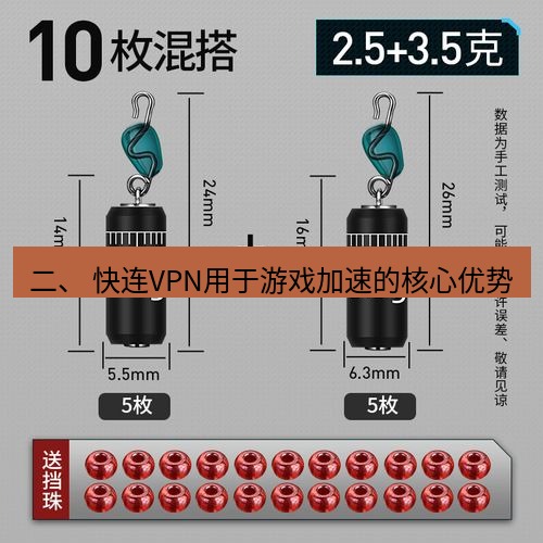快连 二、 快连VPN用于游戏加速的核心优势