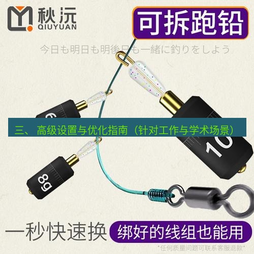 快连 三、 高级设置与优化指南（针对工作与学术场景）