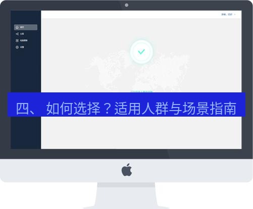 快连 四、 如何选择？适用人群与场景指南