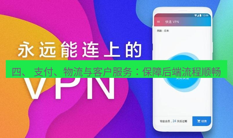 快连 四、 支付、物流与客户服务：保障后端流程顺畅