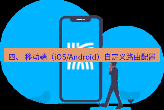 快连 四、 移动端（iOS/Android）自定义路由配置