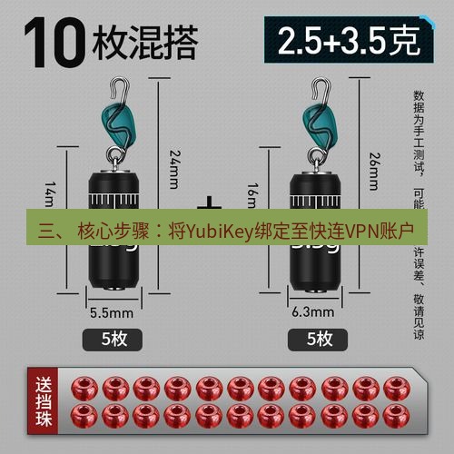 快连 三、 核心步骤：将YubiKey绑定至快连VPN账户