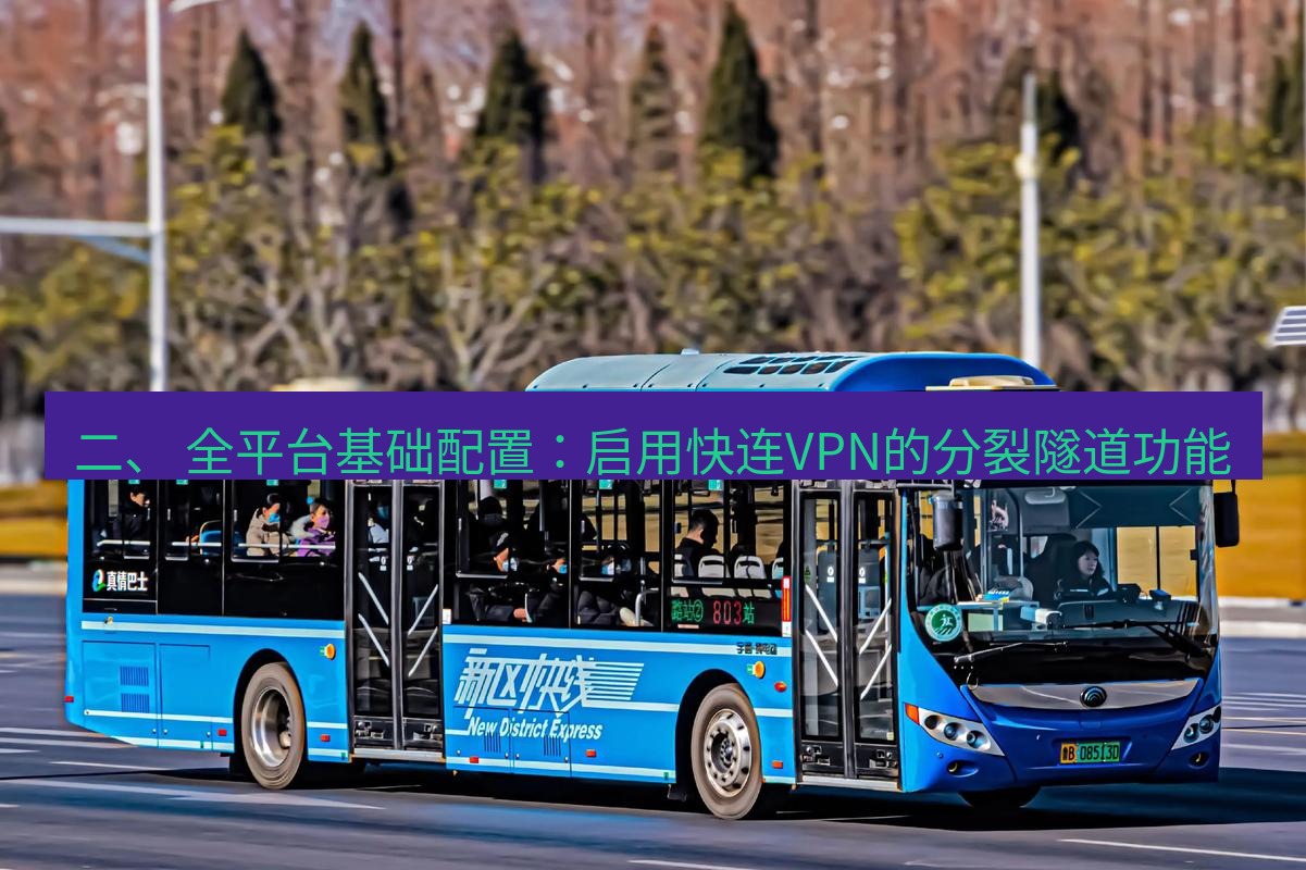 快连 二、 全平台基础配置：启用快连VPN的分裂隧道功能