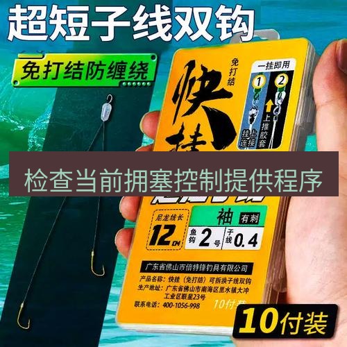 快连 检查当前拥塞控制提供程序