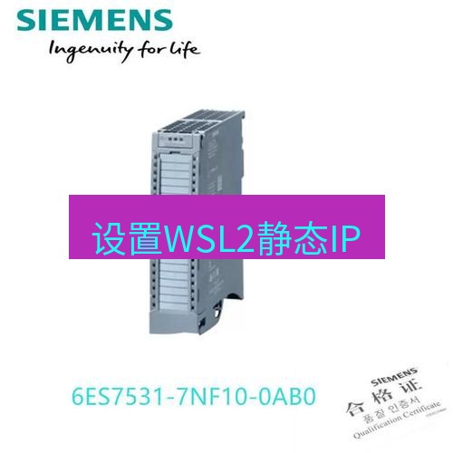 快连 设置WSL2静态IP
