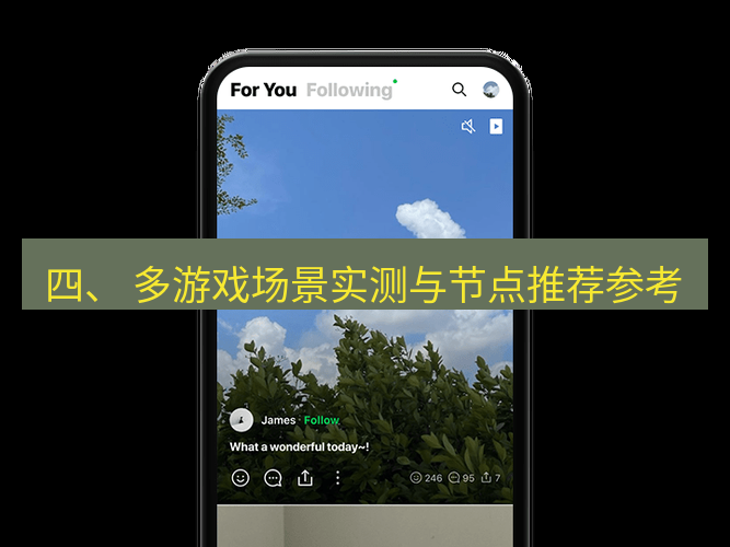 快连 四、 多游戏场景实测与节点推荐参考